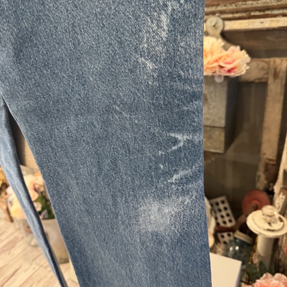 VINTAGE LEVI's 517 ORANGE TAB JEANS | DISTRESSED | 32x29 | 7 BELT LOOPS | 80's - Picture 14 of 14